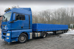 CIĄGNIK SIODŁOWY + NACZEPA